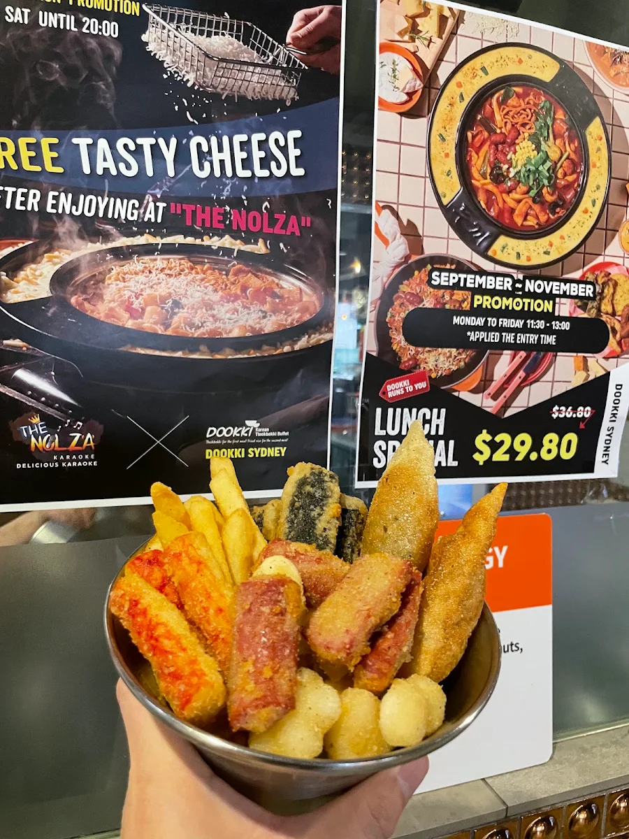 Menu, Dookki Sydney - 두끼 떡볶이 - Korean Tteokbokki Hotpot Buffet (All You Can Eat!)