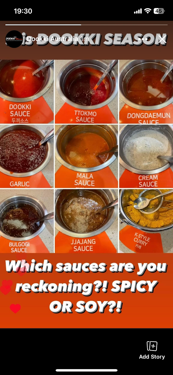 Menu, Dookki Sydney - 두끼 떡볶이 - Korean Tteokbokki Hotpot Buffet (All You Can Eat!)