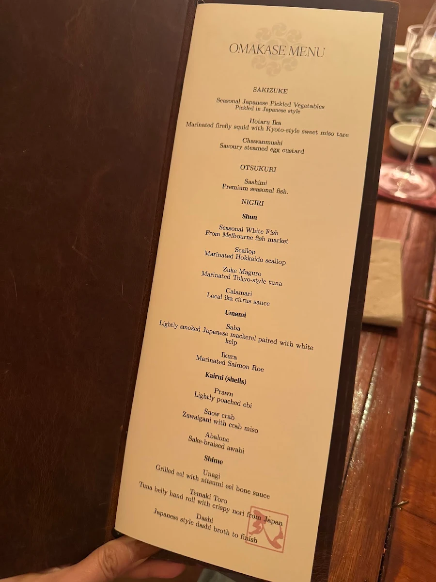 Menu, Takezo