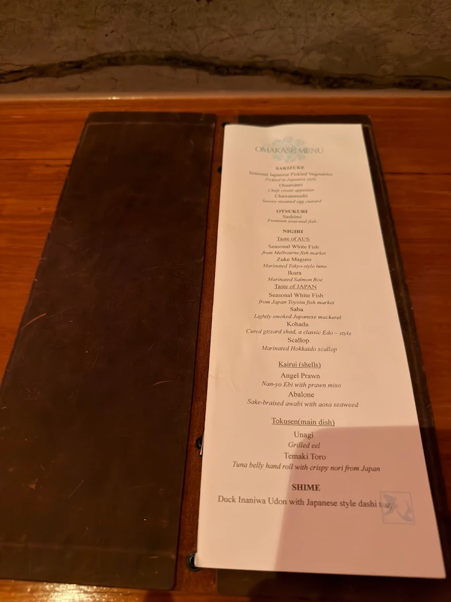 Menu, Takezo