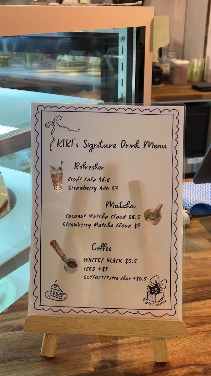 Menu, KIKI Dessert