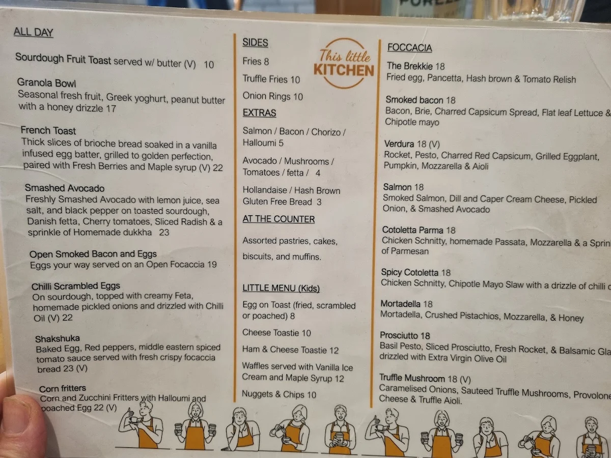 Menu, This Little Kitchen