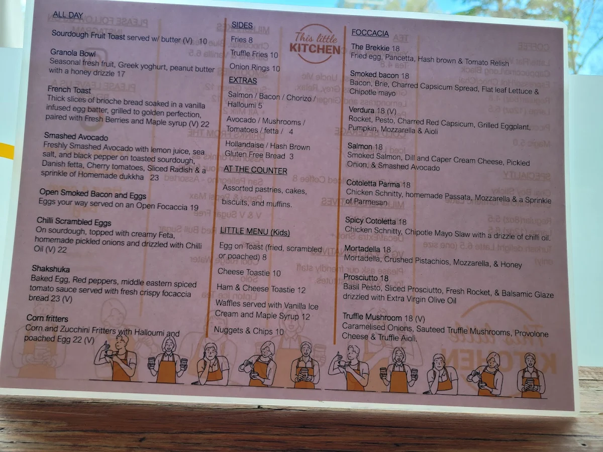 Menu, This Little Kitchen