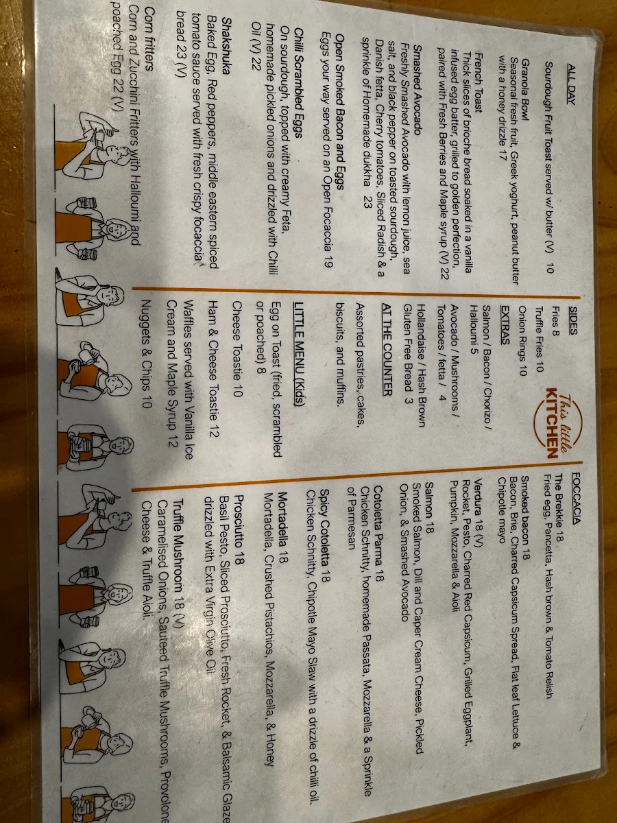 Menu, This Little Kitchen
