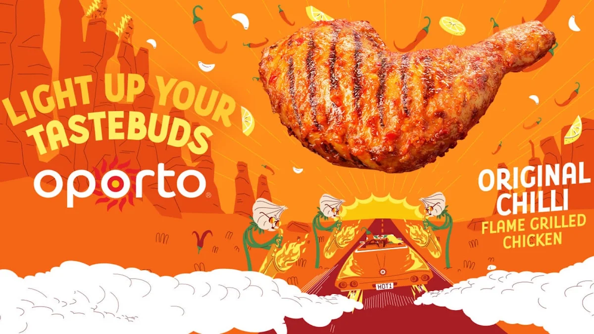 Menu, Oporto Kotara Drive Thru