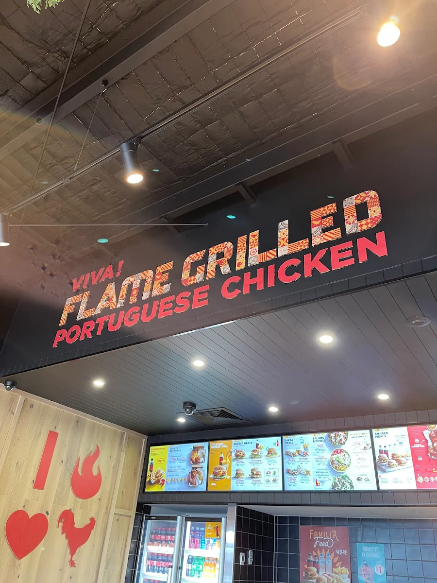 Menu, Oporto Kotara Drive Thru