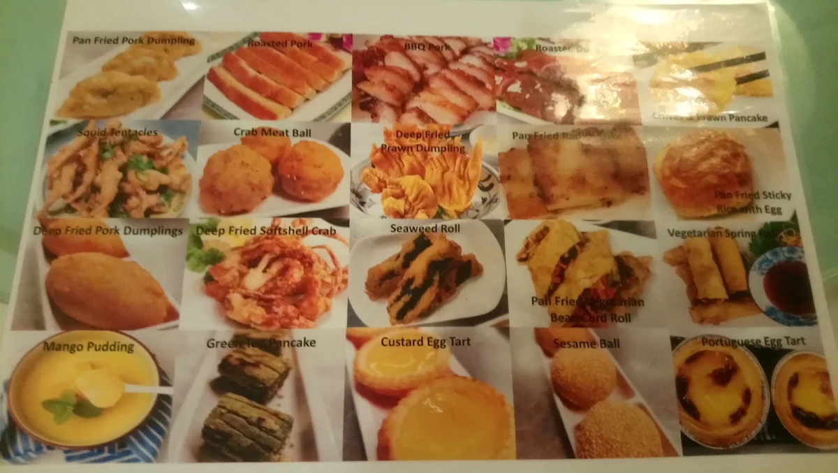Menu, Taste Canton Chinese Restaurant 食德