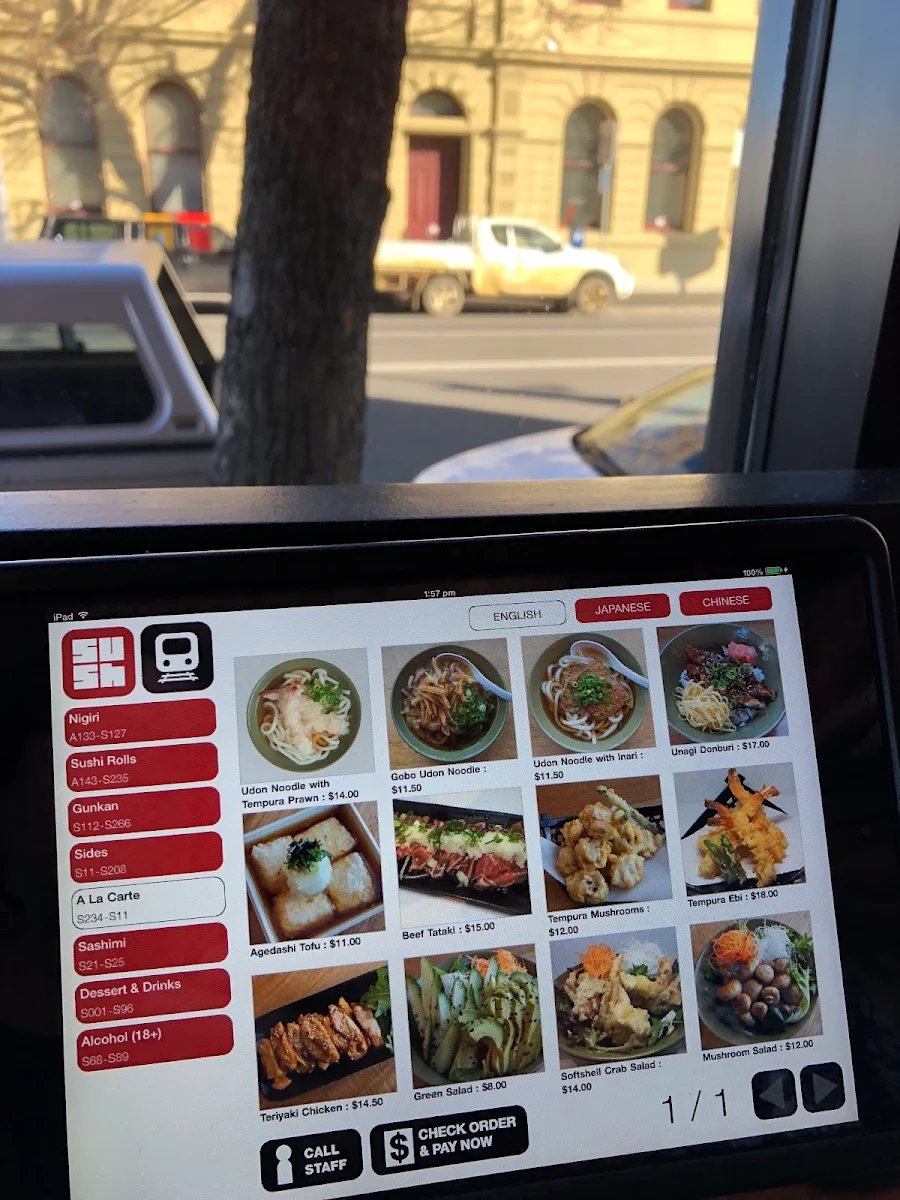 Menu, Sush Track