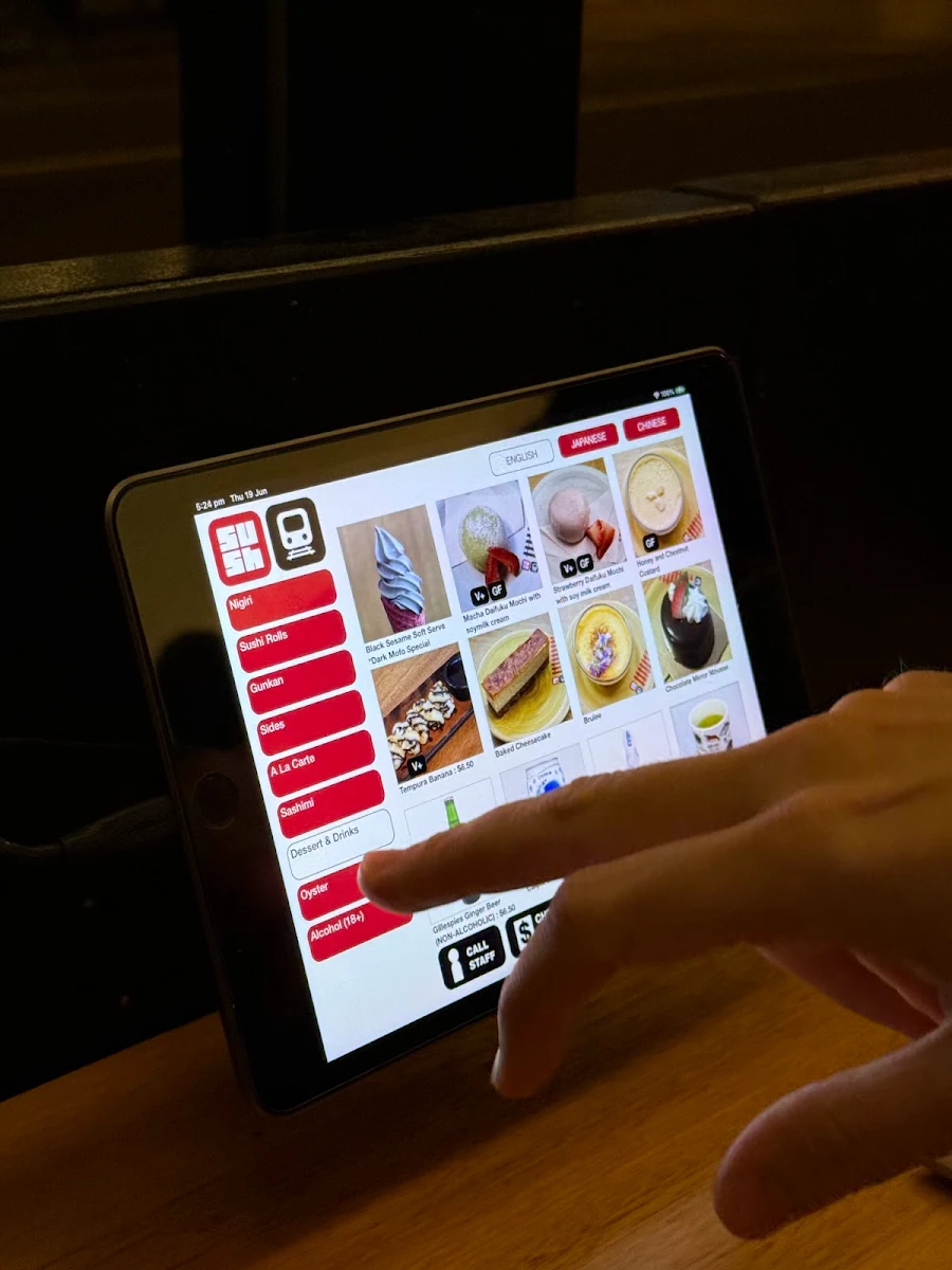 Menu, Sush Track