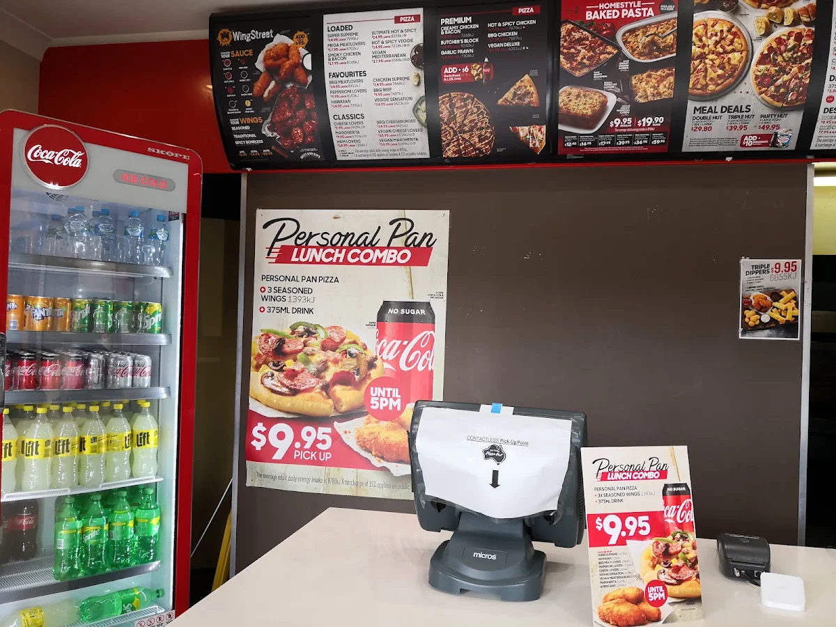Menu, Pizza Hut Eastwood