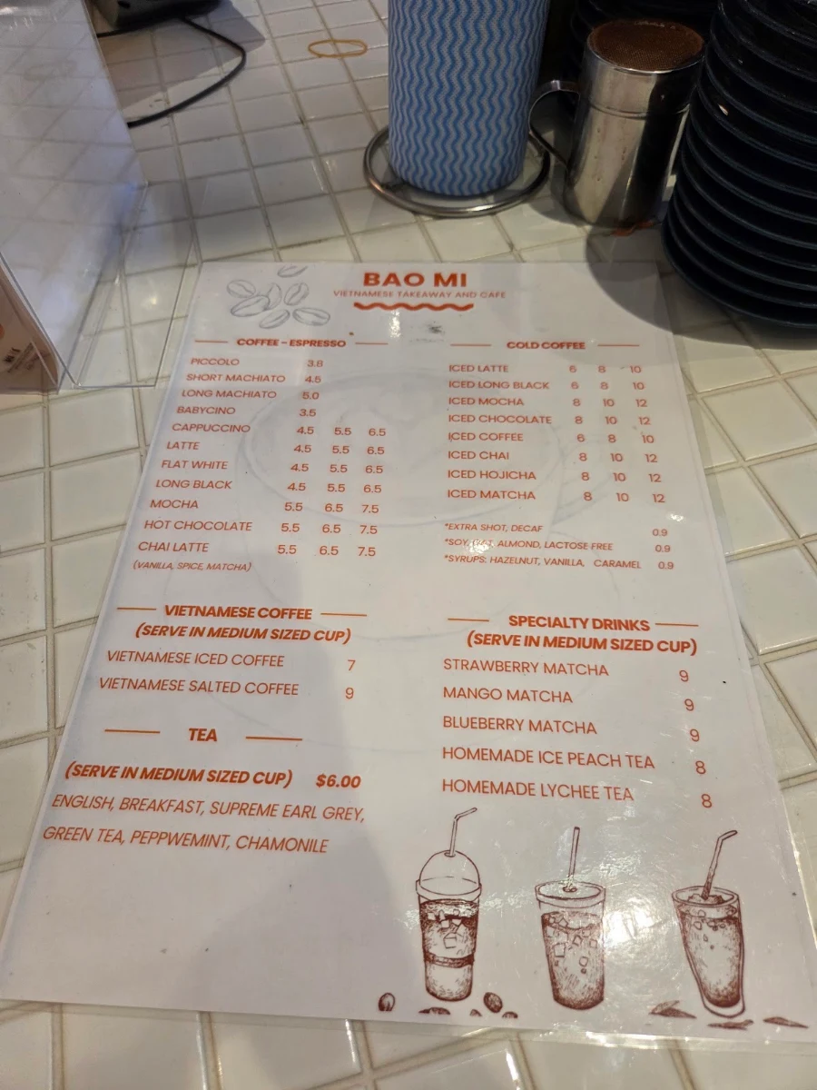 Menu, Bao Mi Wallan