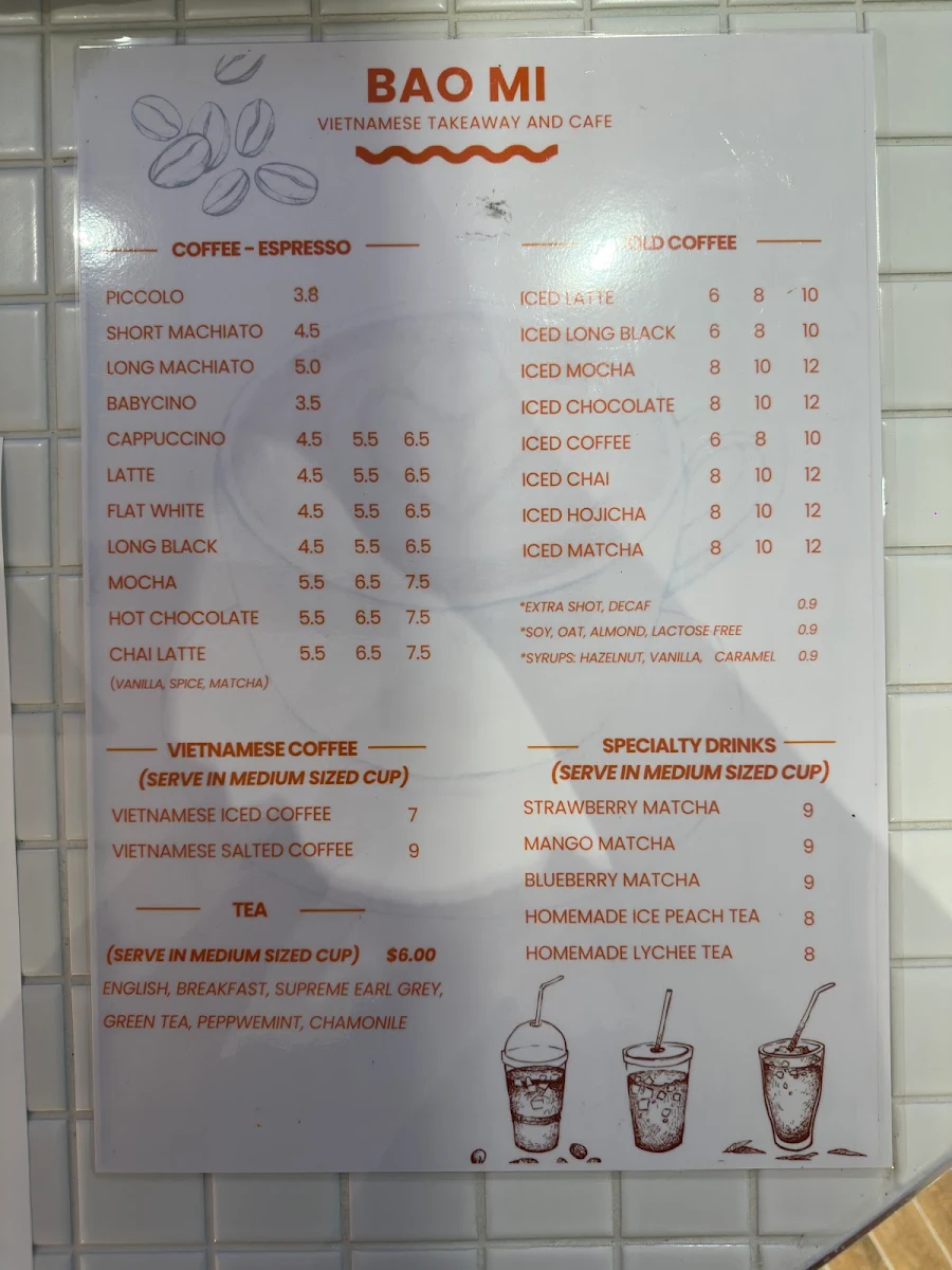 Menu, Bao Mi Wallan