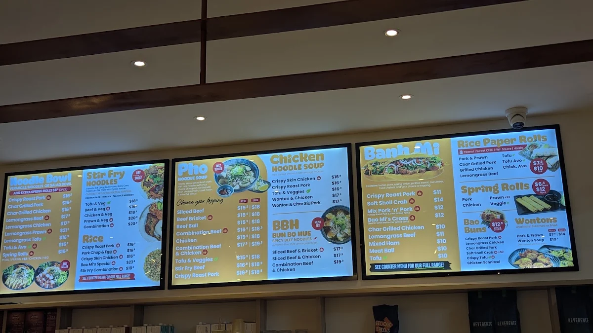 Menu, Bao Mi Wallan