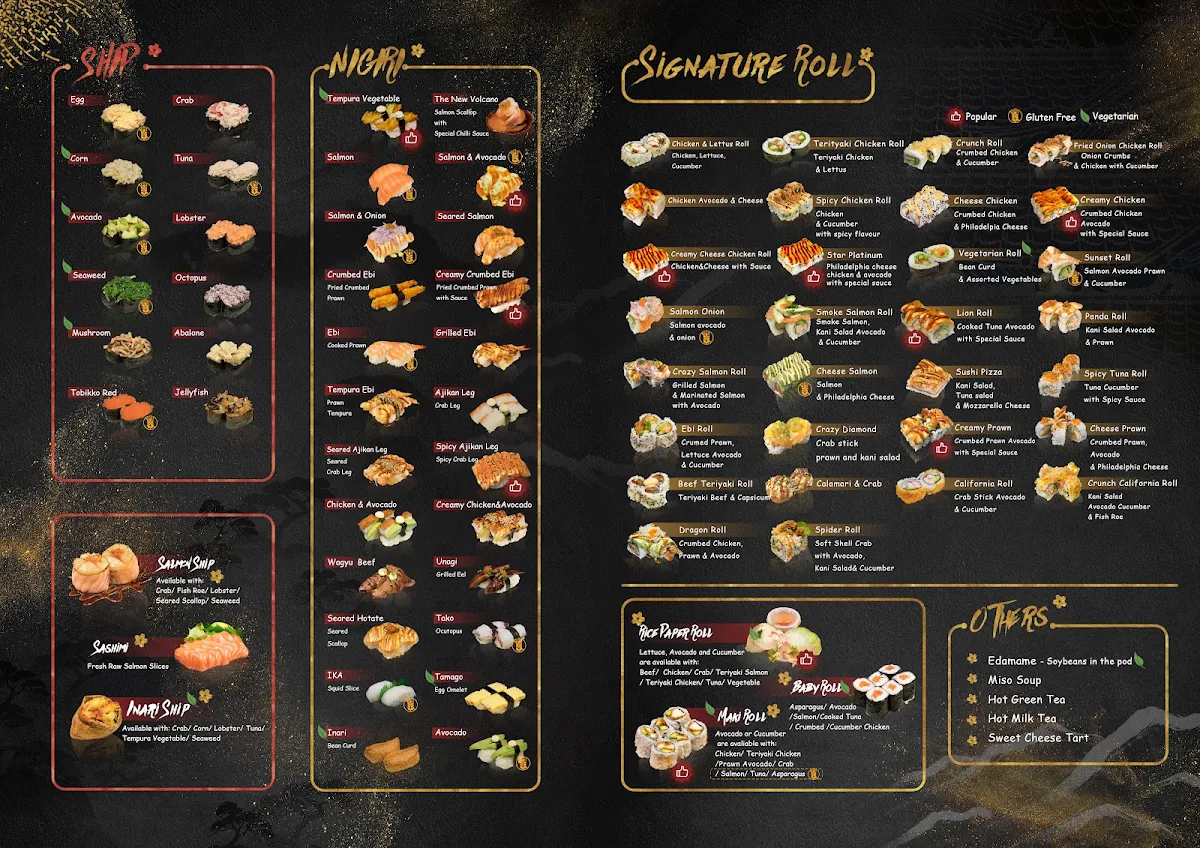 Menu, IKEDA BAR