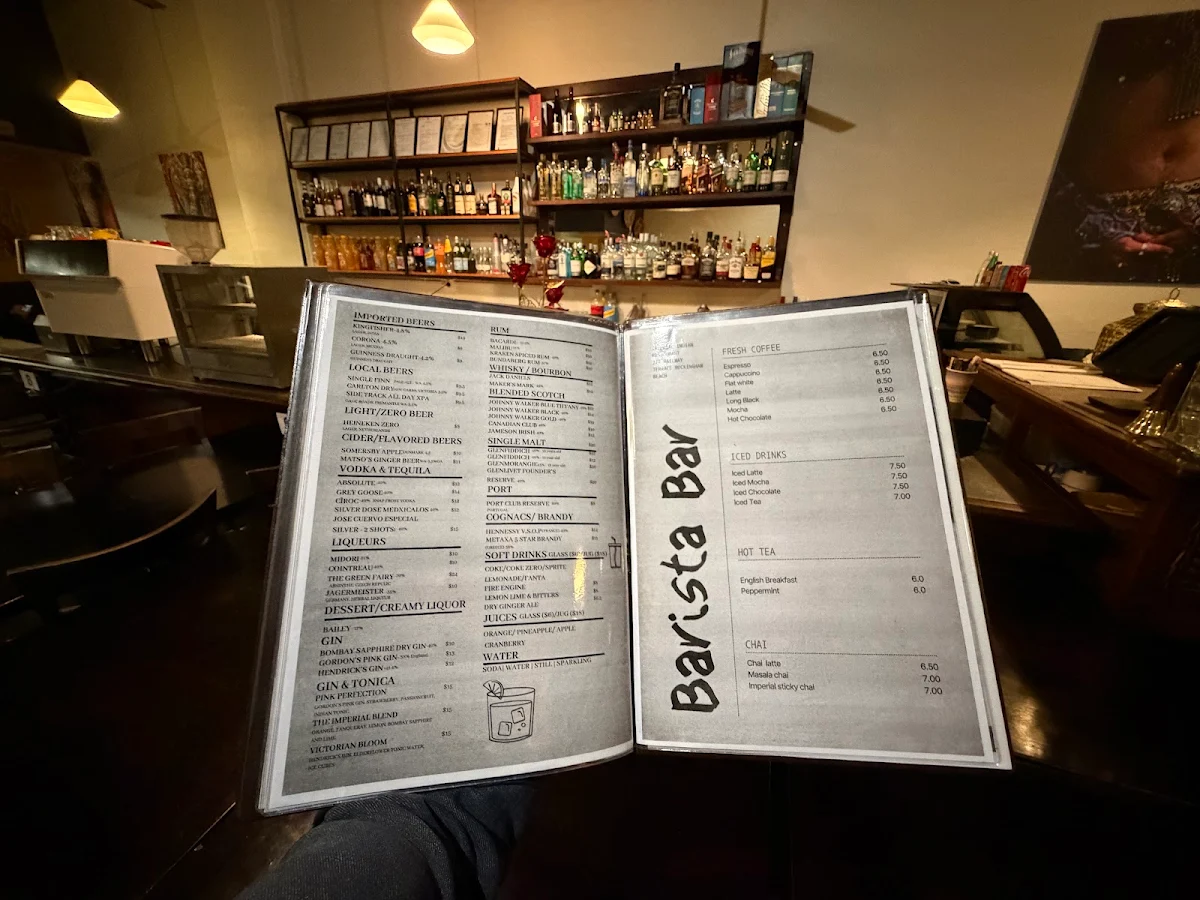 Menu, Imperial Indian Restaurant (Rockingham Beach Foreshore)