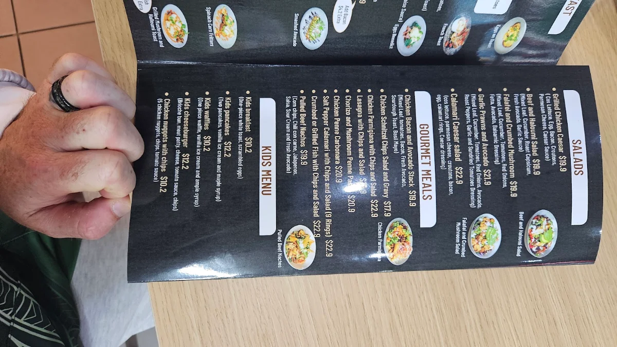 Menu, Bean Origin Belconnen