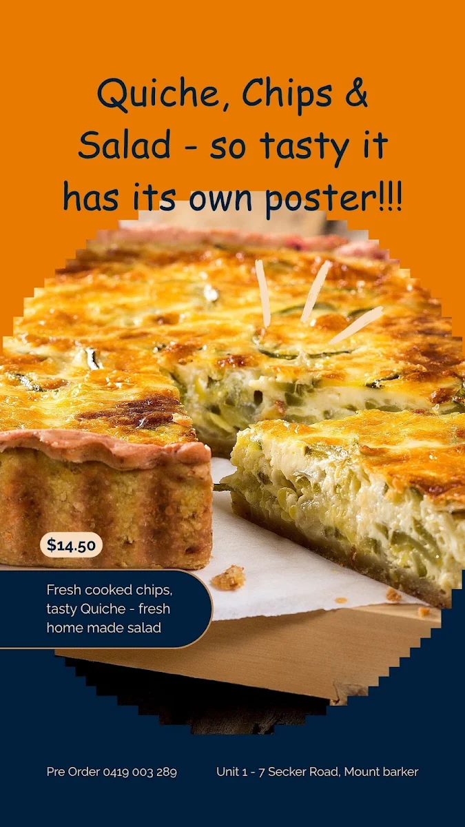 Menu, Big Mumma's Cafe'