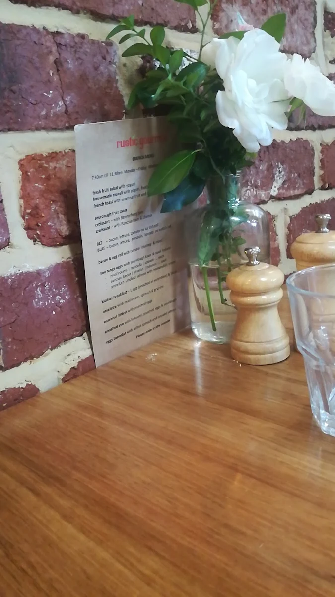 Menu, Rustic Gourmet