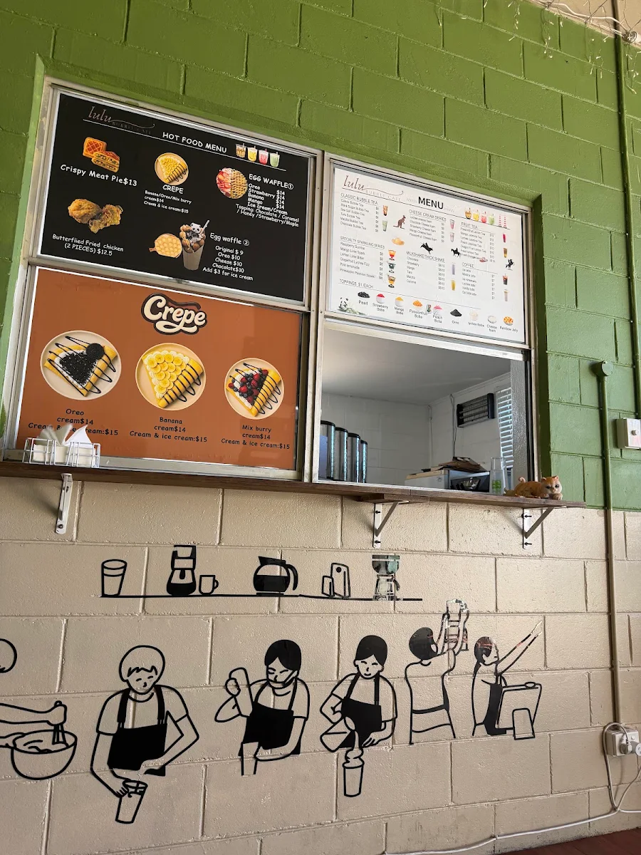 Menu, lulu bubble cafe