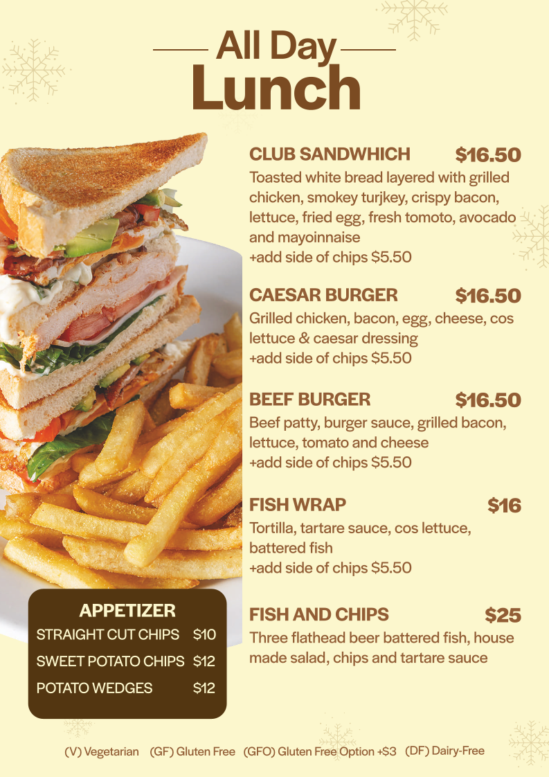 Menu, EQ Cafe & Bakehouse | Canberra Centre