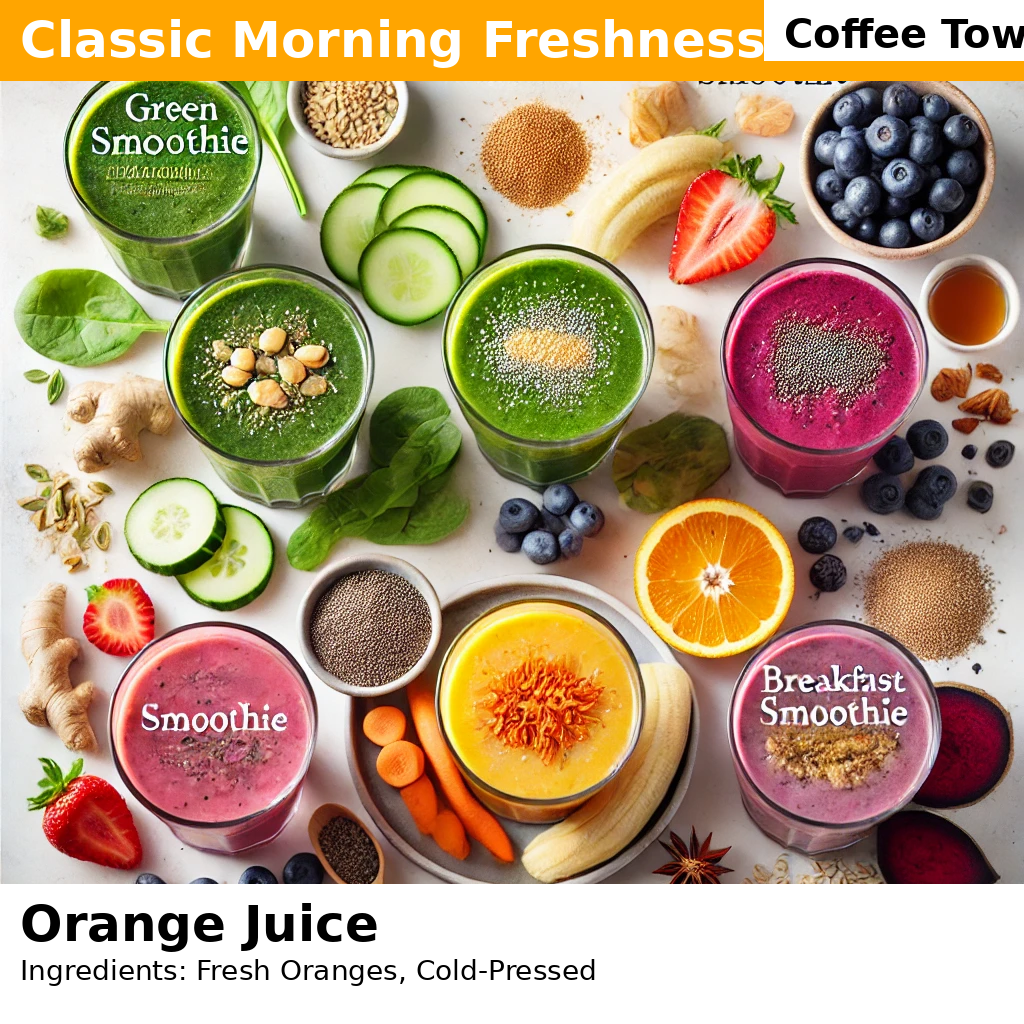 Menu, Coffee Town