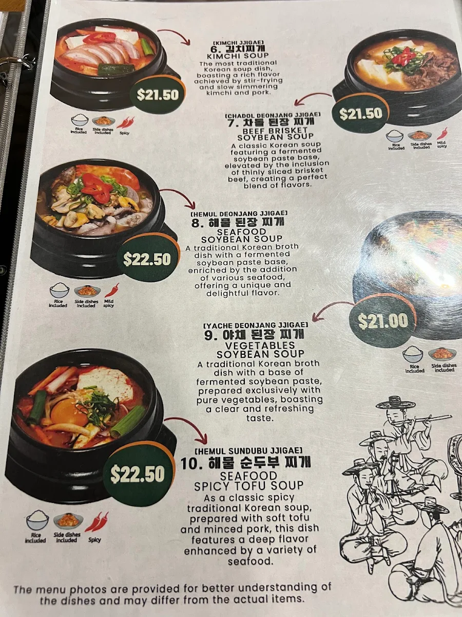 Menu, SamSi SeKki