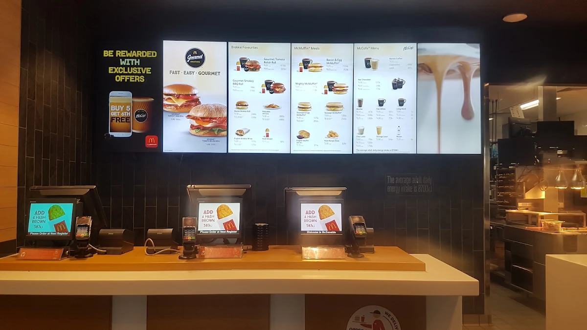 Menu, McDonald's Orange North