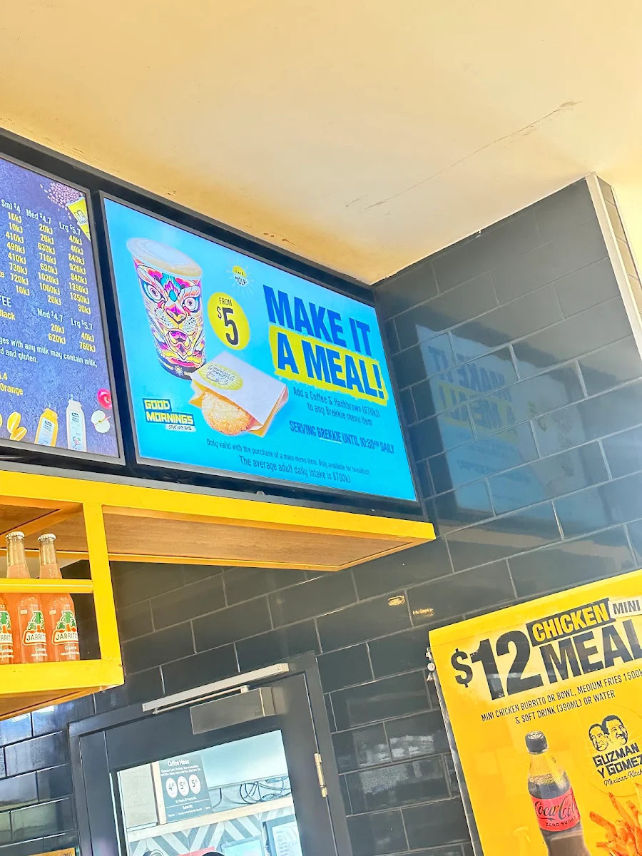 Menu, Guzman y Gomez - Tullamarine