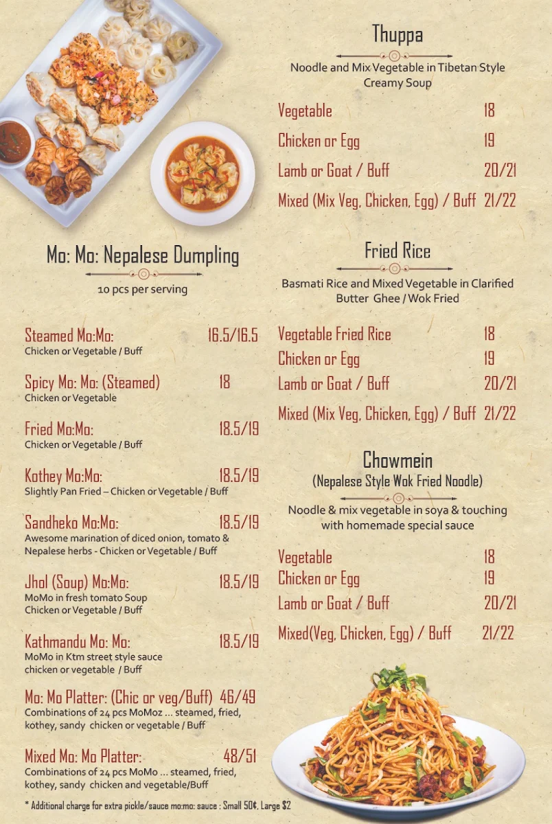 Menu, Chulho Town Hall
