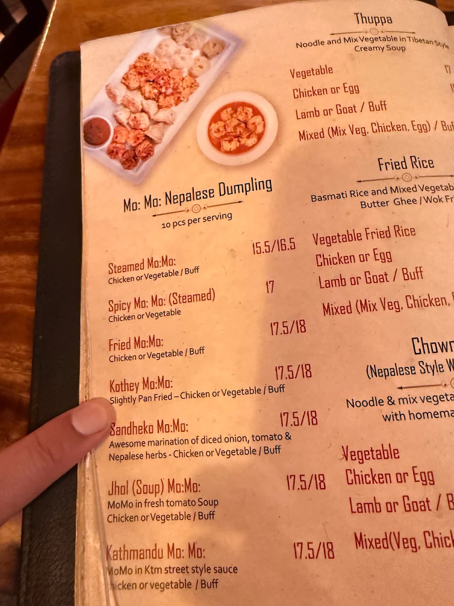 Menu, Chulho Town Hall