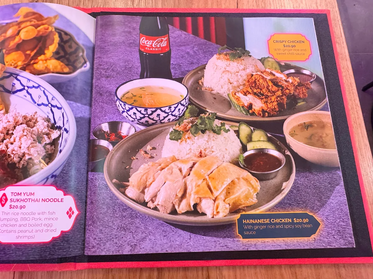 Menu, Ros Niyom Thai Restaurant (Kingsford)