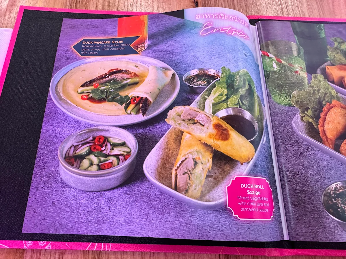 Menu, Ros Niyom Thai Restaurant (Kingsford)