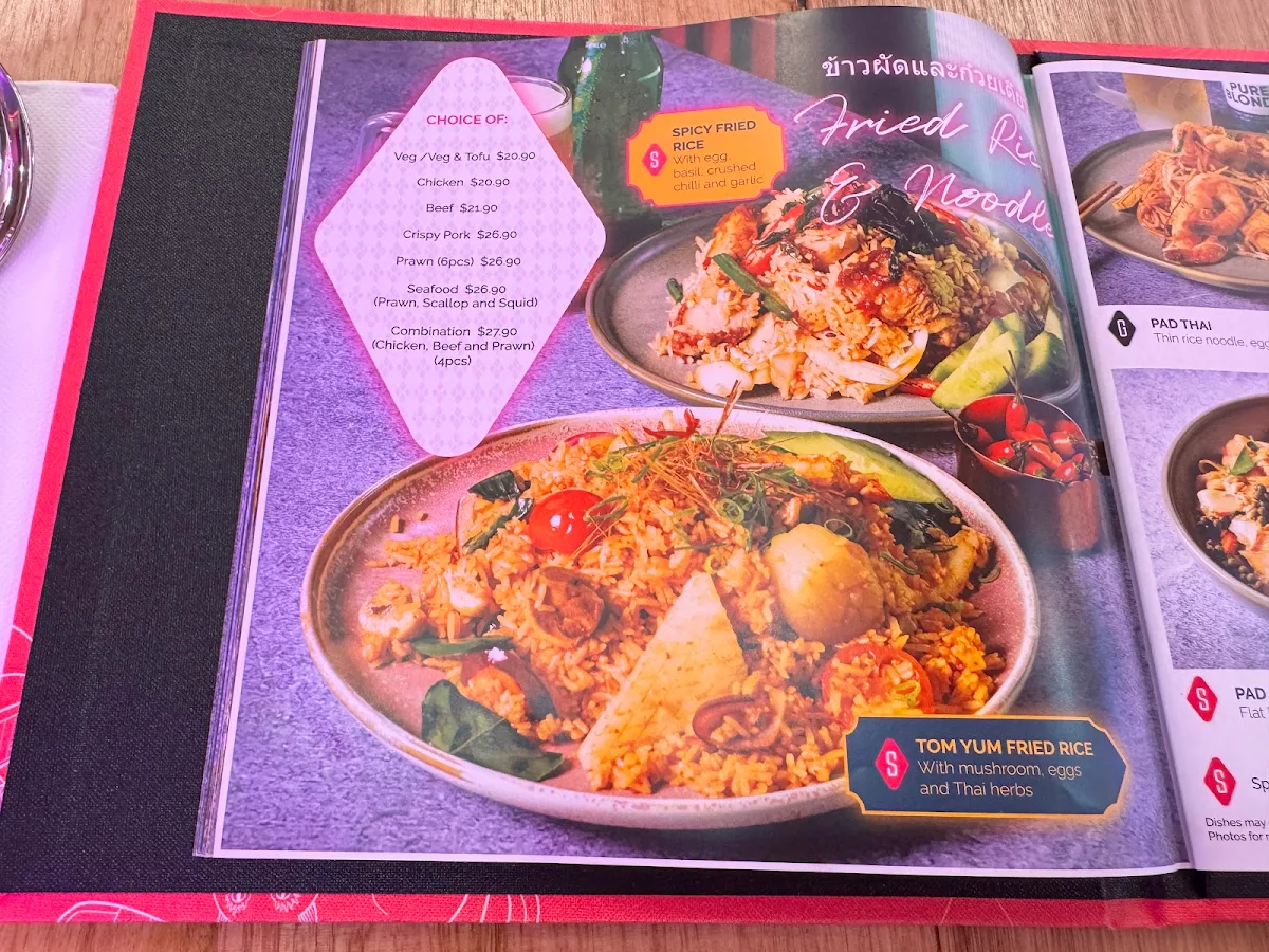 Menu, Ros Niyom Thai Restaurant (Kingsford)