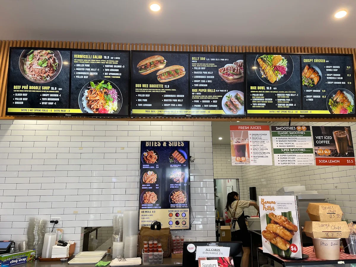 Menu, An Viet Street Food ( Dee Why )