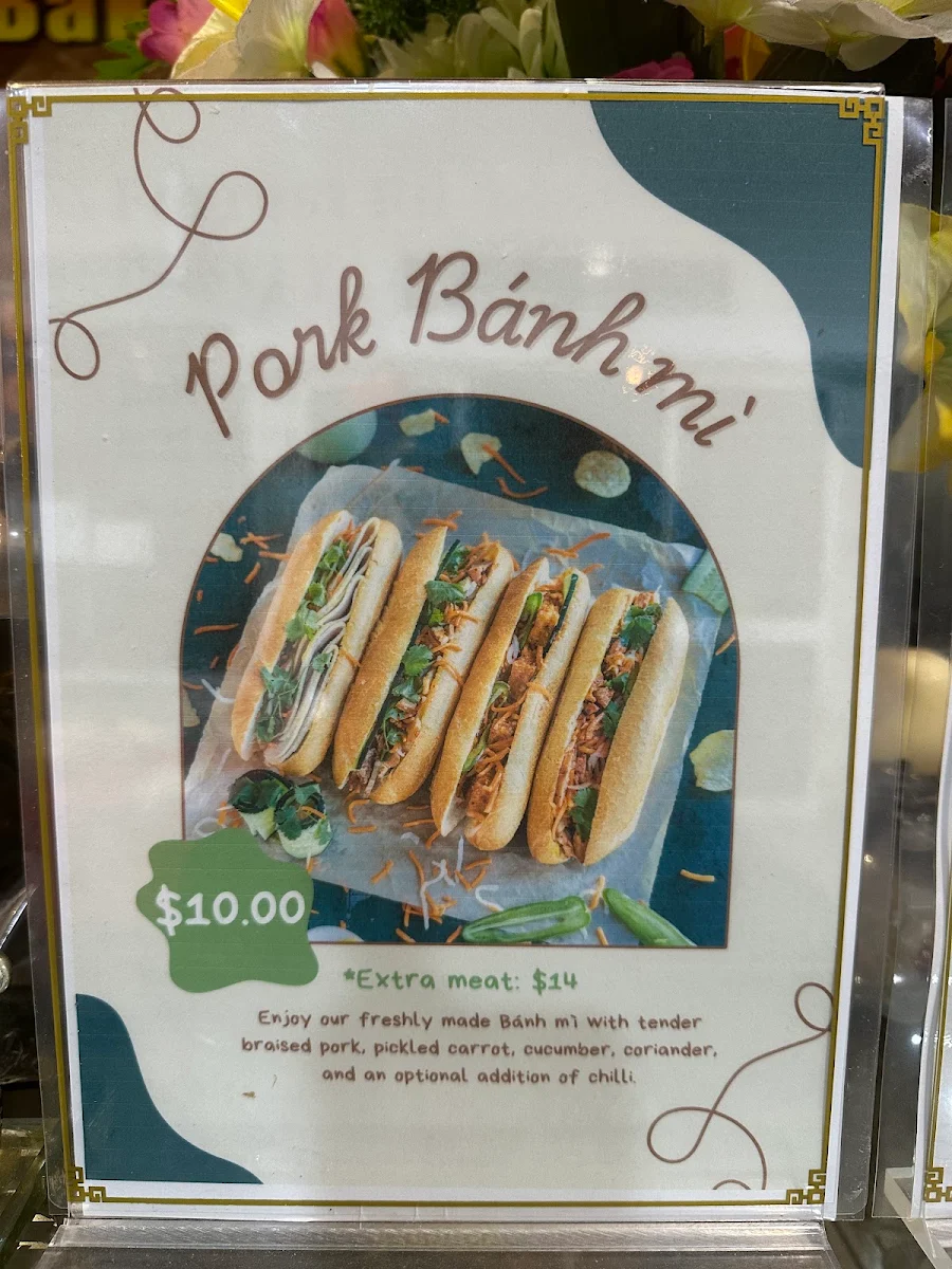Menu, Forrest Rd. Bakery & Cafe