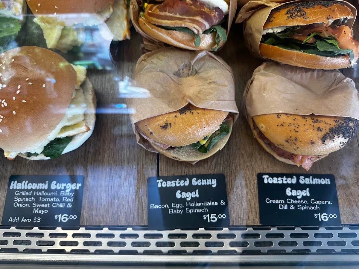 Menu, Byron Corner Store