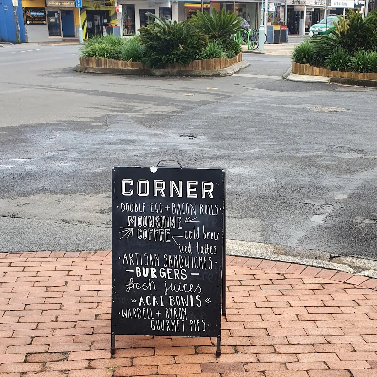 Menu, Byron Corner Store