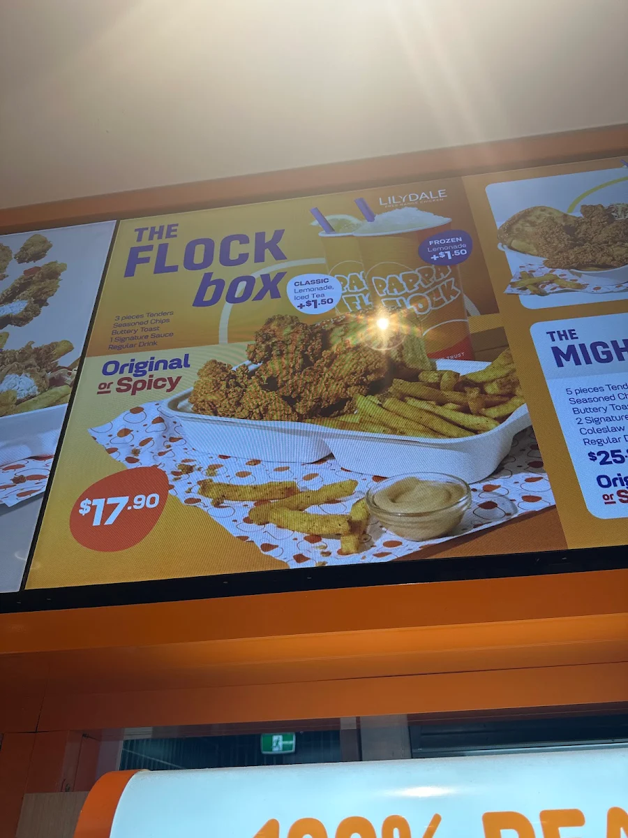 Menu, Pappa Flock - Miranda