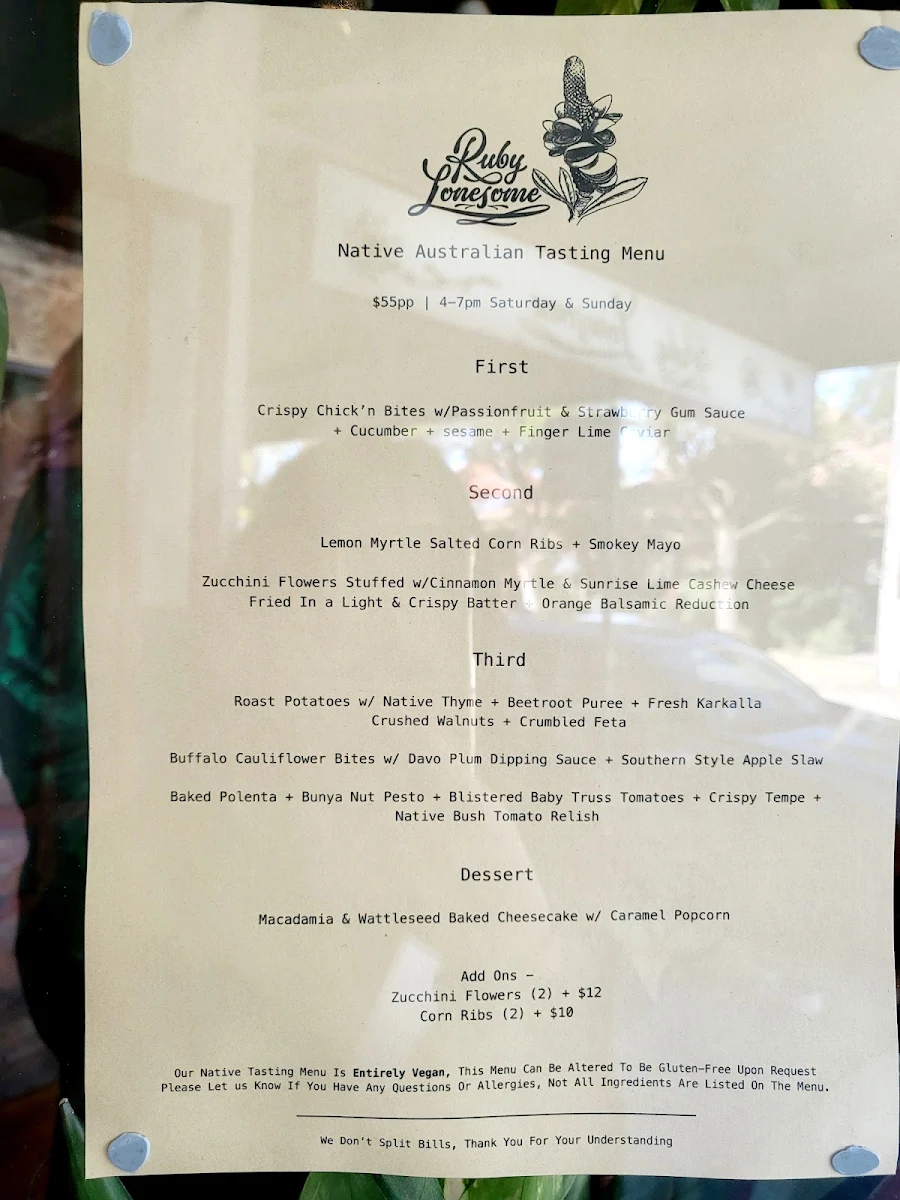 Menu, Celeste Cafe & Restaurant