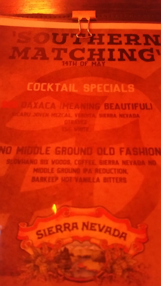 Menu, White Oaks Saloon Bar & Dining - Prahran