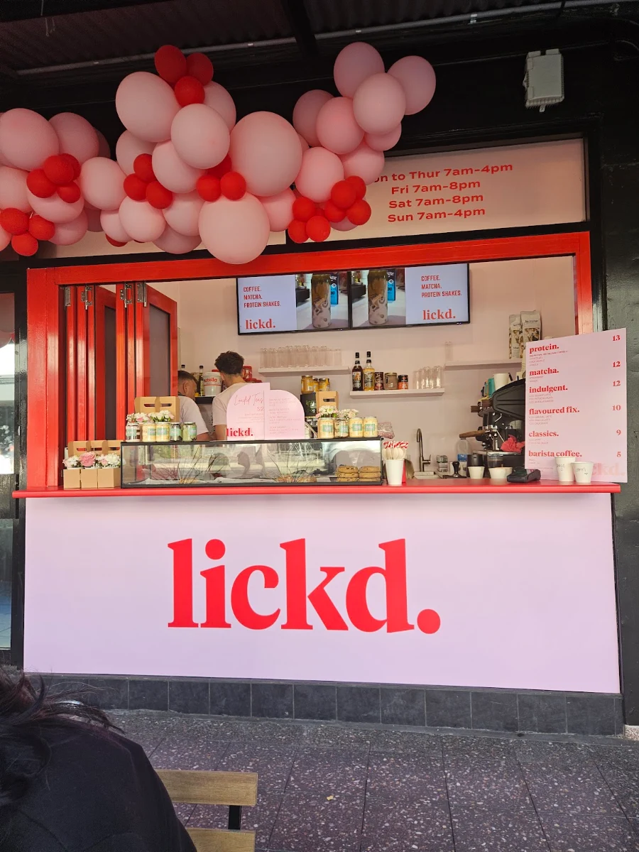 Menu, Lickd.
