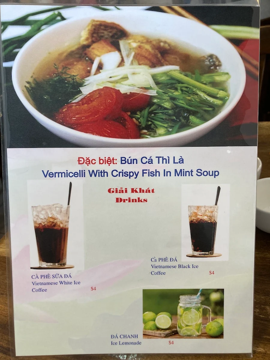 Menu, Loving Lien
