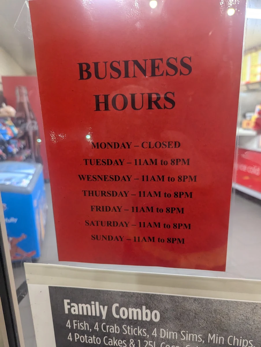 Menu, Hazelbank Fish Shop & Chinese Take Away (Order Online)