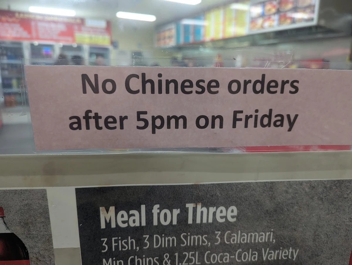 Menu, Hazelbank Fish Shop & Chinese Take Away (Order Online)