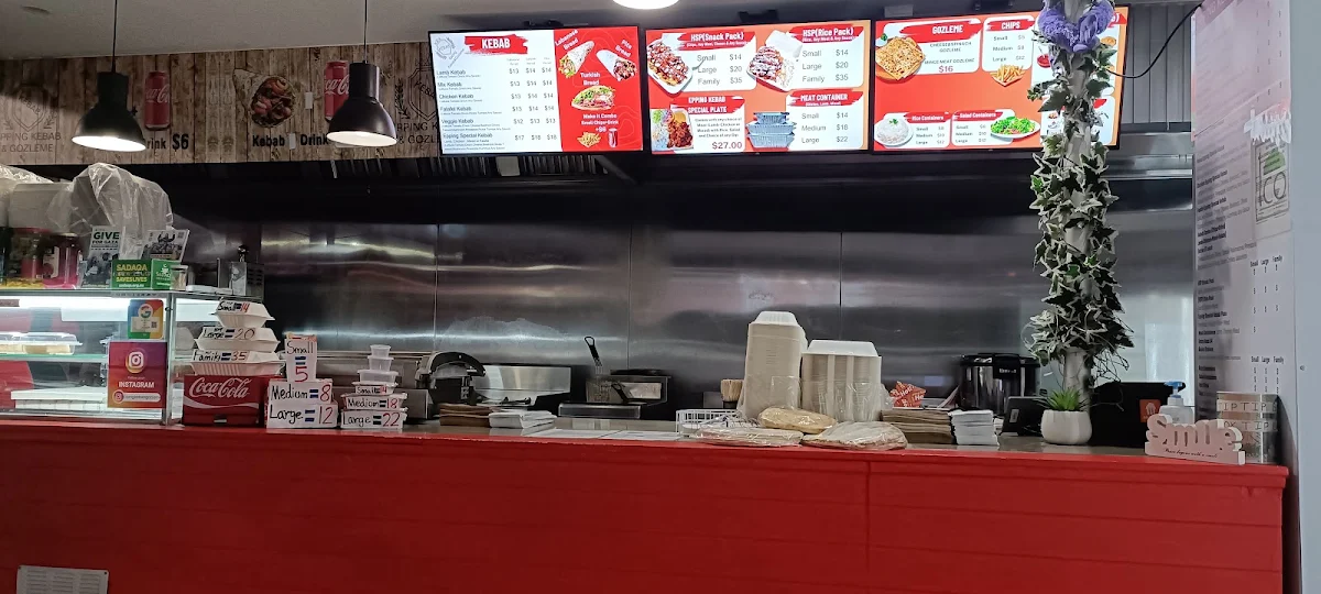 Menu, Epping Kebab&Gozleme