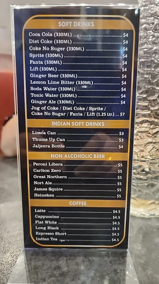 Menu, Delhi 6 Authentic Indian Restaurant