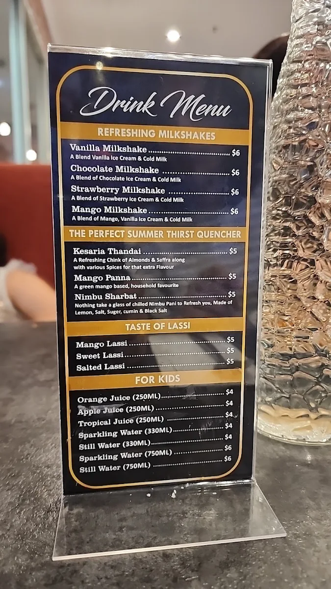 Menu, Delhi 6 Authentic Indian Restaurant
