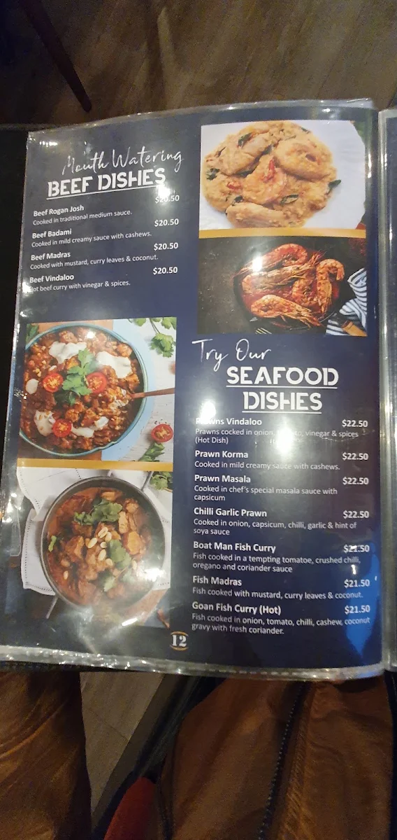 Menu, Delhi 6 Authentic Indian Restaurant
