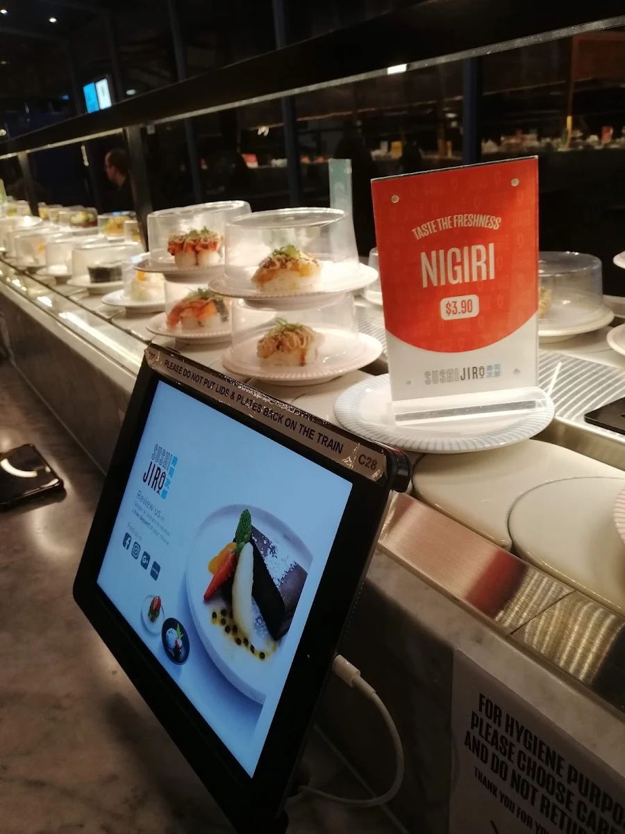 Menu, Sushi Jiro Knox Ozone