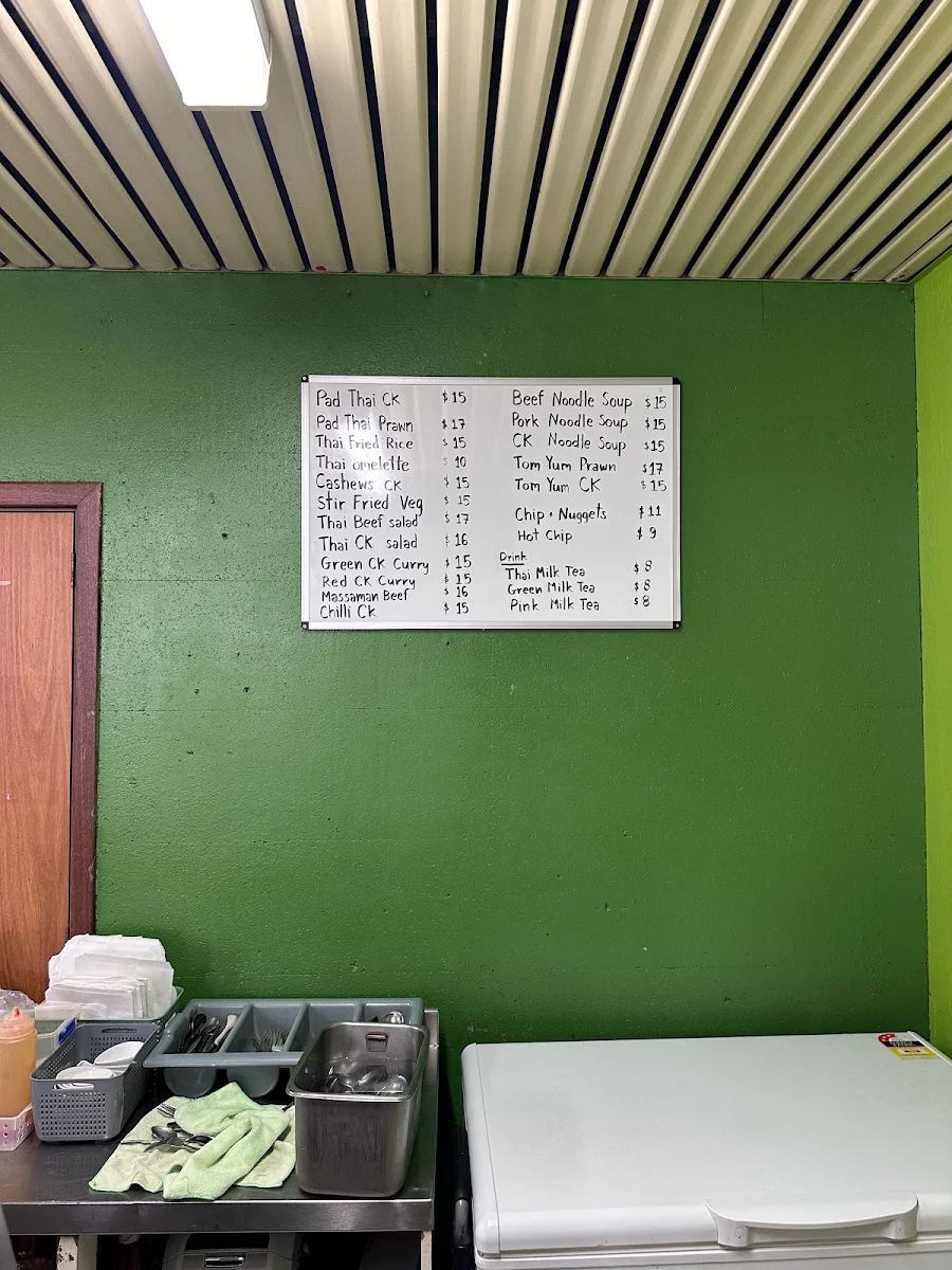 Menu, Kal Thai Coffee & Streetfood